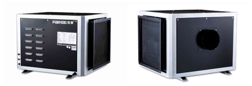 El tipo montado techo de la compresa del deshumidificador 10L/H que crece con eficacia combina estilo