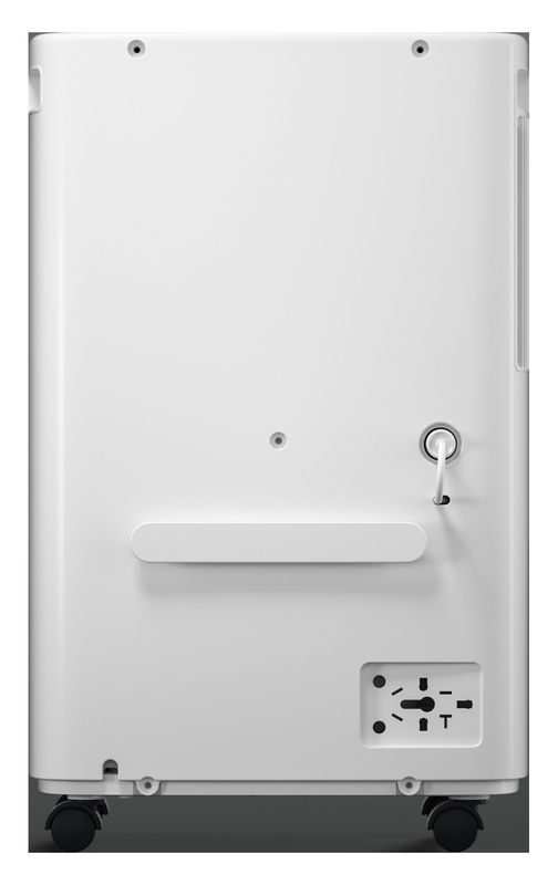 12 litros/día Deshumidificador de aire inteligente LED Silencio Espacio confinado Tamaño pequeño Apartamento Deshumidificador