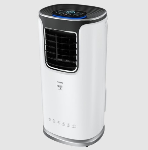 9000BTU Aire acondicionado evaporativo portátil 4 modos de funcionamiento 2 velocidades del ventilador bloqueo de seguridad para niños