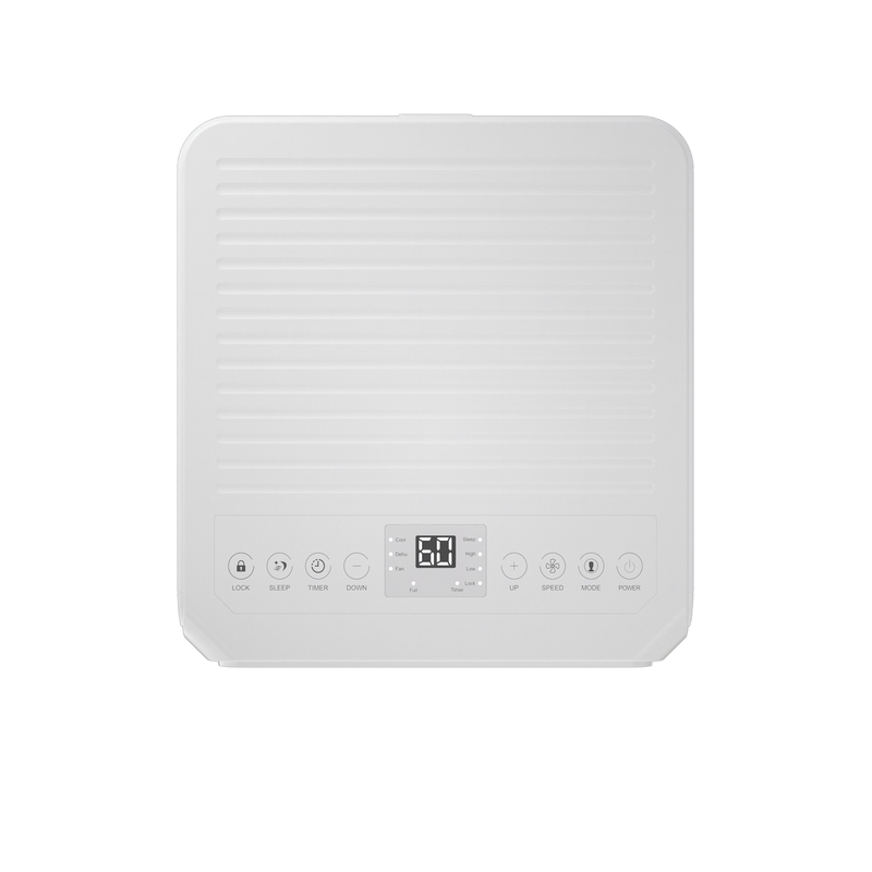 110V 115V 10000 BTU Bajo ruido Aire acondicionado móvil no fijo Refrigerador de aire Botón parpadeante Panel de control de presión blanda