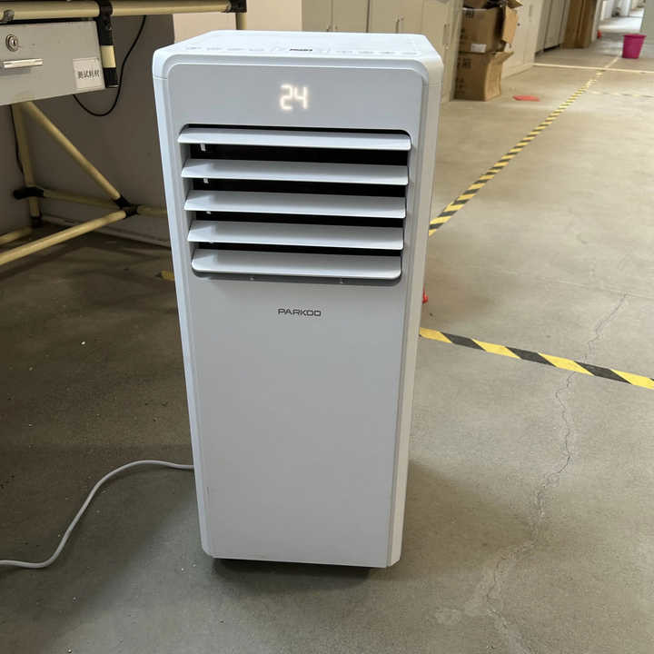 110V 115V 10000 BTU Bajo ruido Aire acondicionado móvil no fijo Refrigerador de aire Botón parpadeante Panel de control de presión blanda