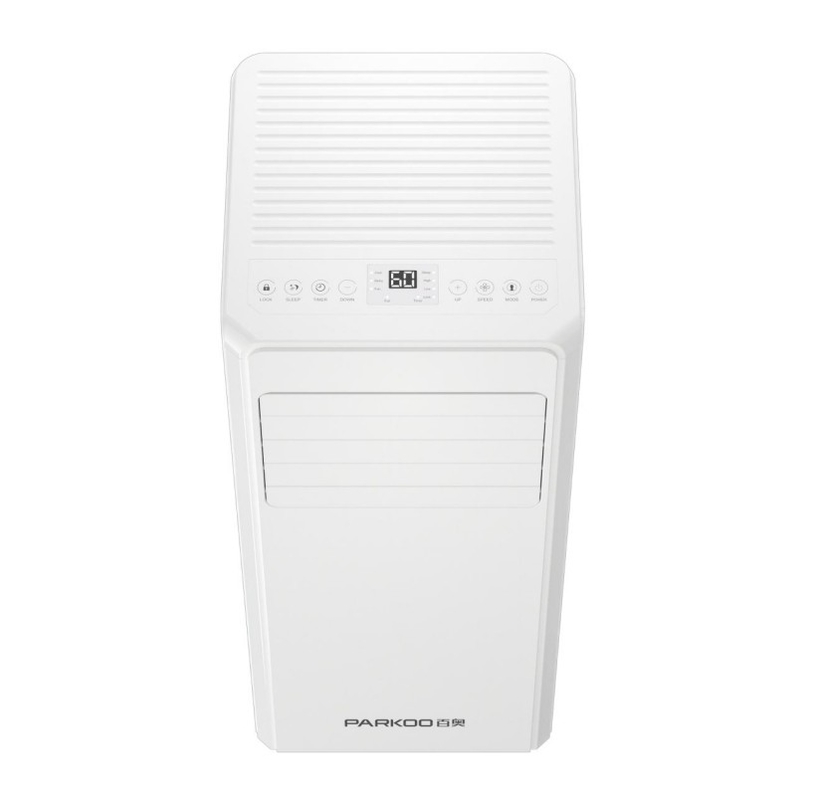 8000 BTU 110V 115V Aire acondicionado refrigerante portátil Ventilador parpadeante LED Display de humedad Humidistat