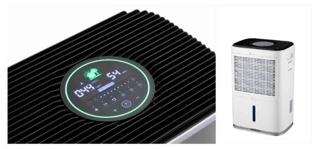 Purificadores portátiles del aire con el filtro verdadero de Hepa para el deshumidificador casero casero del aire
